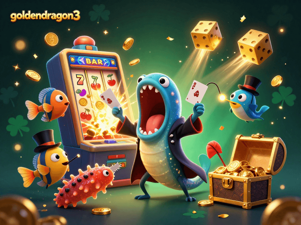 Engage in thrilling spins at goldendragon3 with vibrant slot machine action and magical characters.