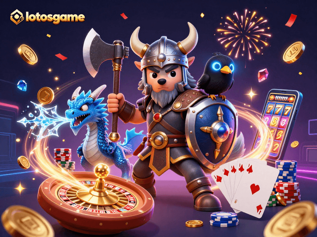 Unleash your luck with lotosgame's thrilling Viking adventure and casino action!