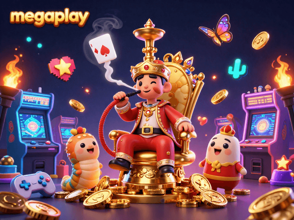 เล่นเกมสล็อตออนไลน์ megaplay กับตัวละครที่พ่นควันและสร้างสัญลักษณ์โป๊กเกอร์