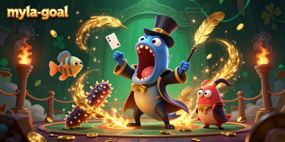 Experience enchanting moments in myla-goal with vibrant characters performing unique tricks and thrilling gaming elements.
