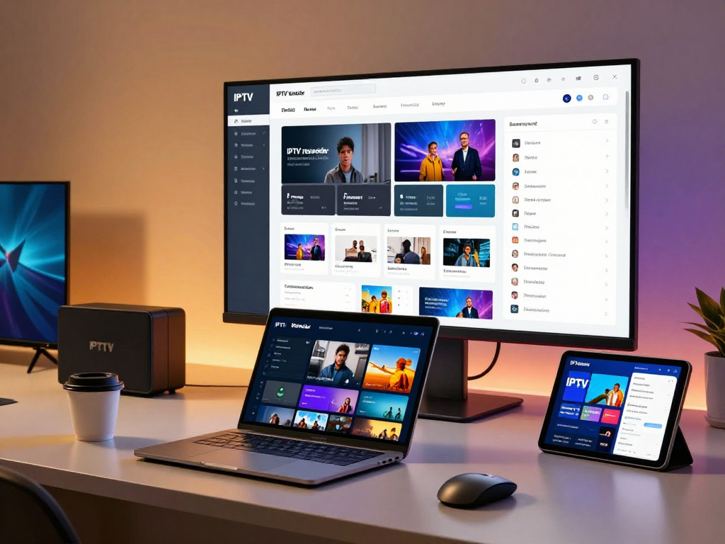 Iptv reseller dynamic dashboard for streaming services and analytics, showcasing software development tools and digital platform features.