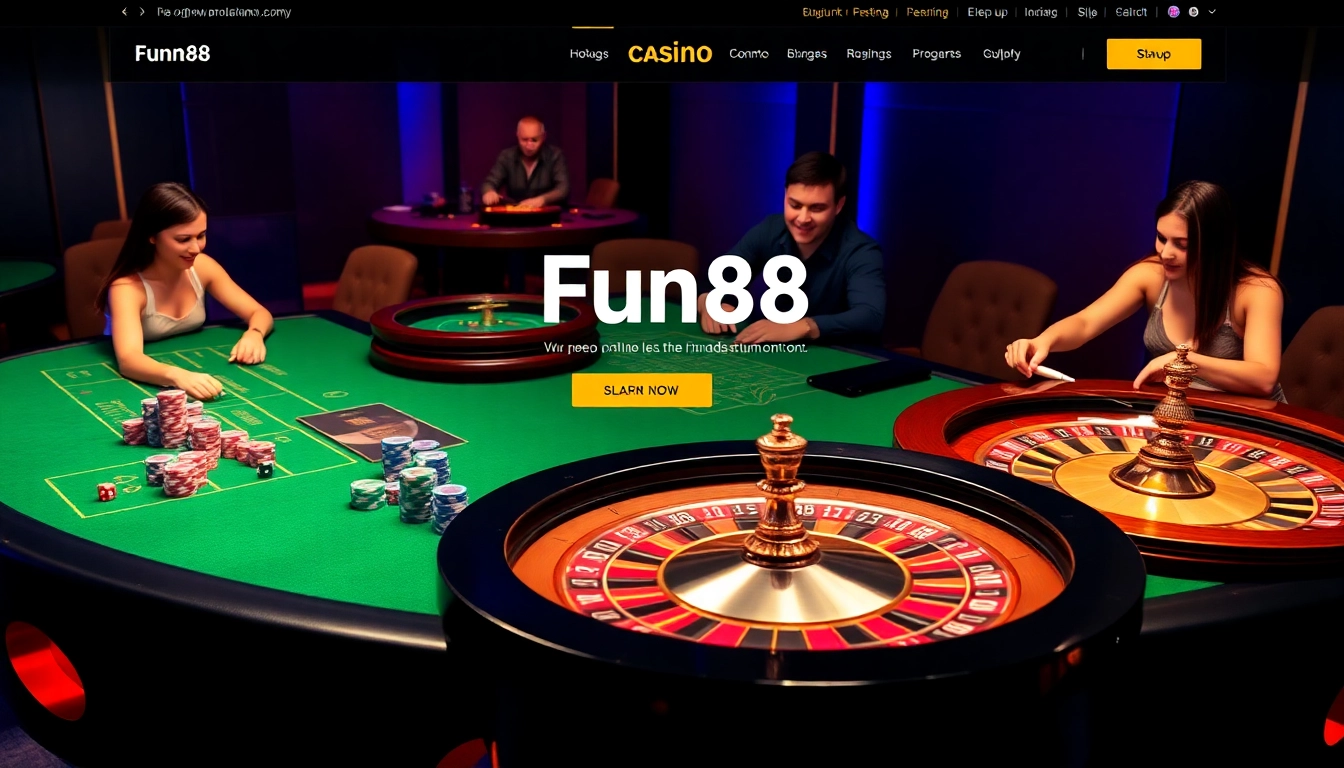 Experience luxury gaming at https://fun88.supply/ with vibrant casino tables, exciting players, and thrilling atmosphere.