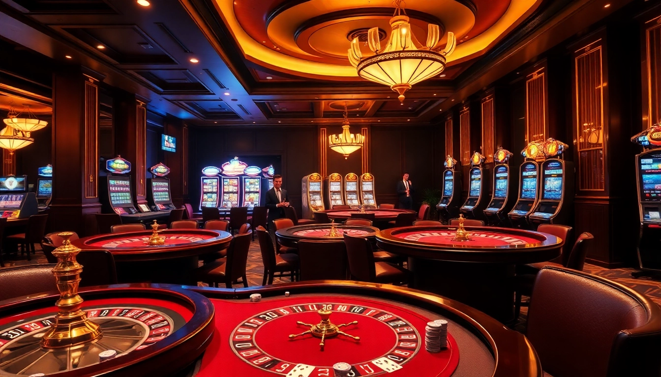 Watch players enjoying rich casino experiences at nhà cái go8, featuring poker and roulette tables.