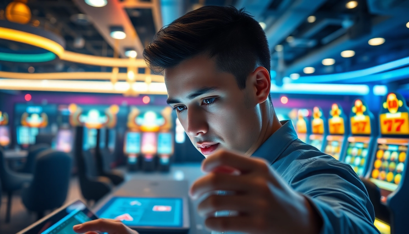Experience the excitement of ev88win.live with a modern online casino interface showcasing thrilling game selections.