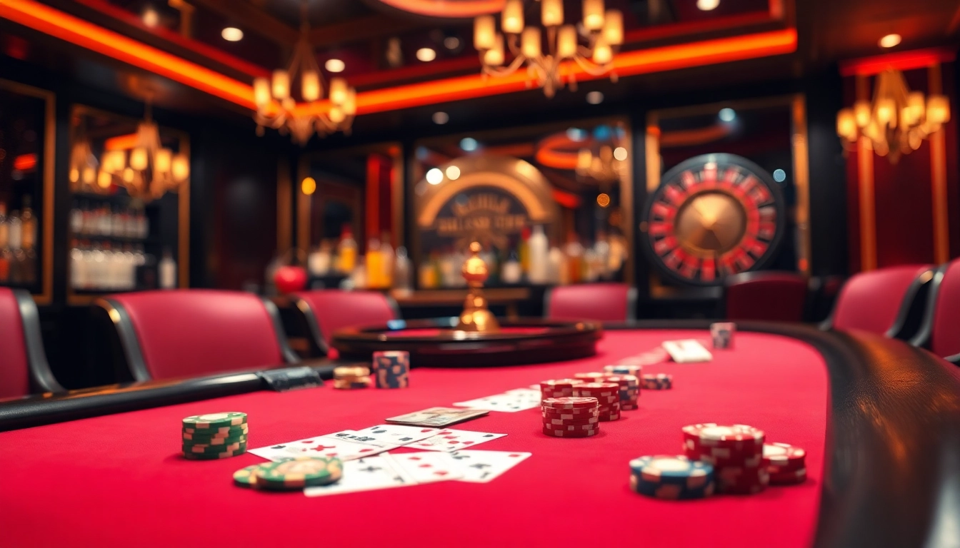 Experience thrilling gameplay at https://luongsontv5.com/ with a vibrant poker table and exciting casino atmosphere.