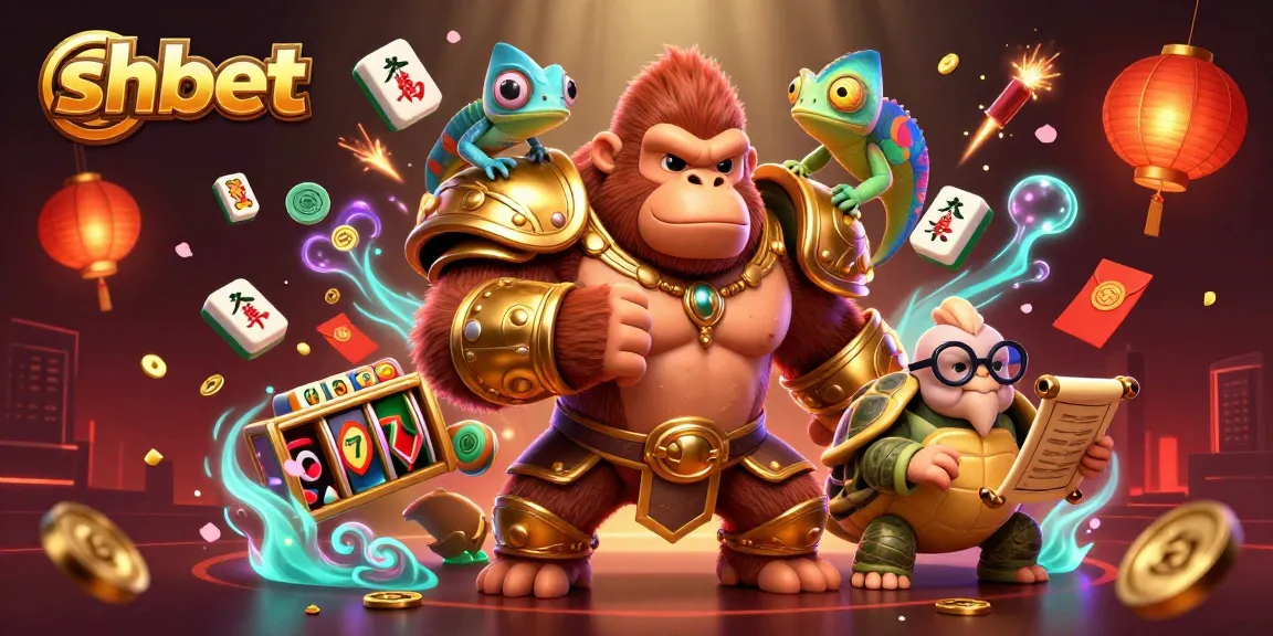 Win big at shbet with our dynamic casino-themed illustration featuring immersive characters and game elements.