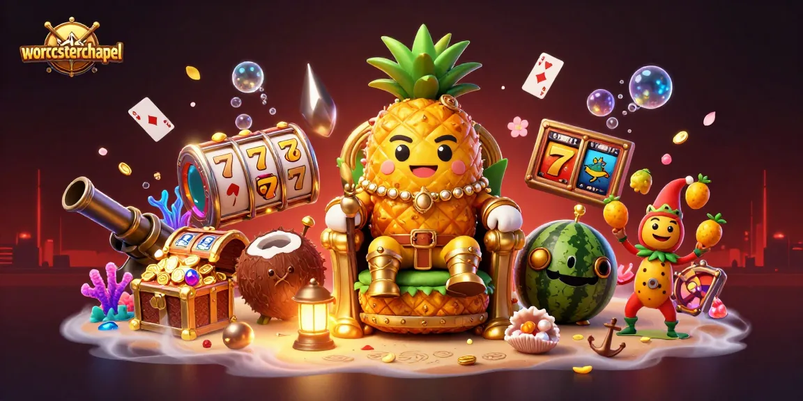 Join the fun at worcesterchapel as the golden pineapple king leads a vibrant casino adventure.