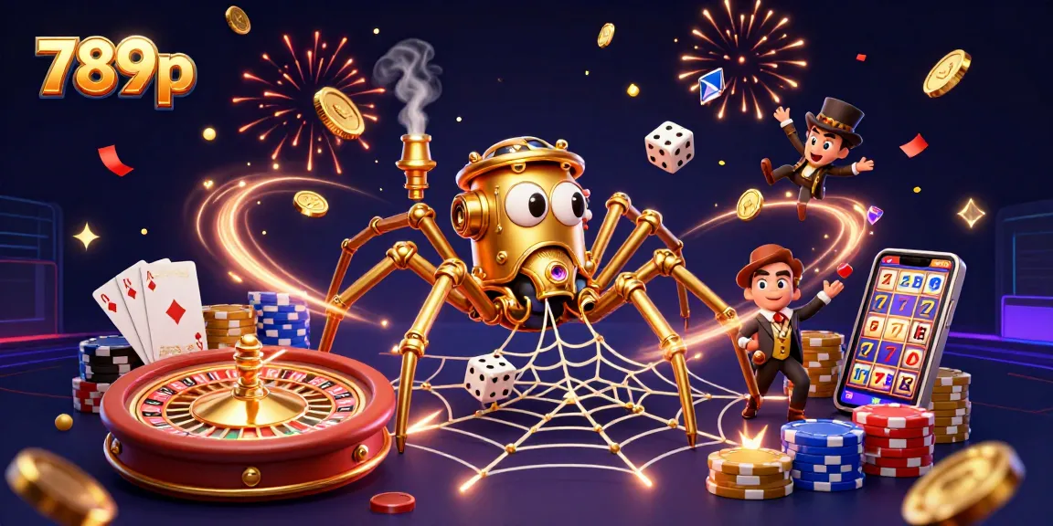 Experience thrilling gaming adventures with 789p's exciting steampunk-themed casino scene.