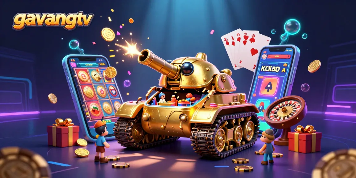 Experience thrilling gambling excitement at gavangtv with a vibrant 3D casino in action.