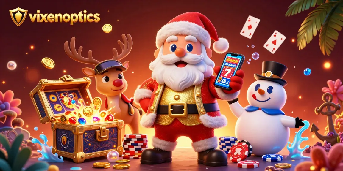 Join Santa and friends at vixenoptics for exciting jackpot slots and casino thrills!